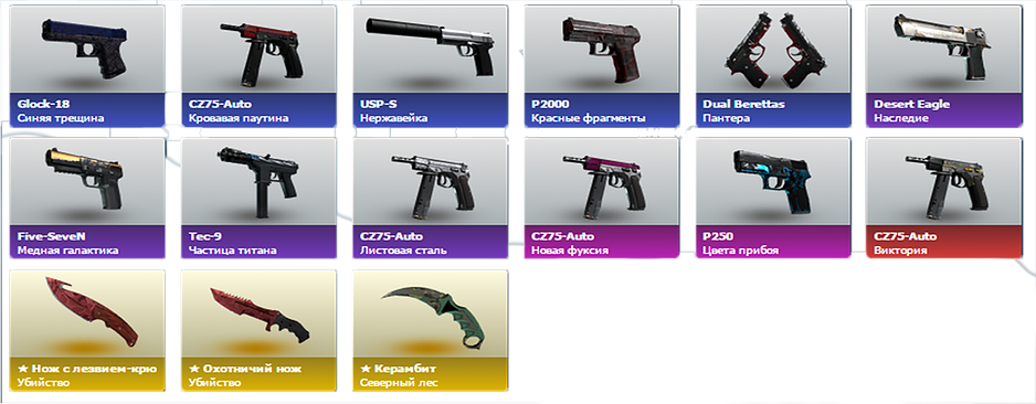 Go Weapon Case 3 79₽ - Assault Rifle (938x366), Png Download