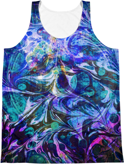 A Glimmer In Carina's Future Tye-dye Vortex - Fractal Art (600x600), Png Download