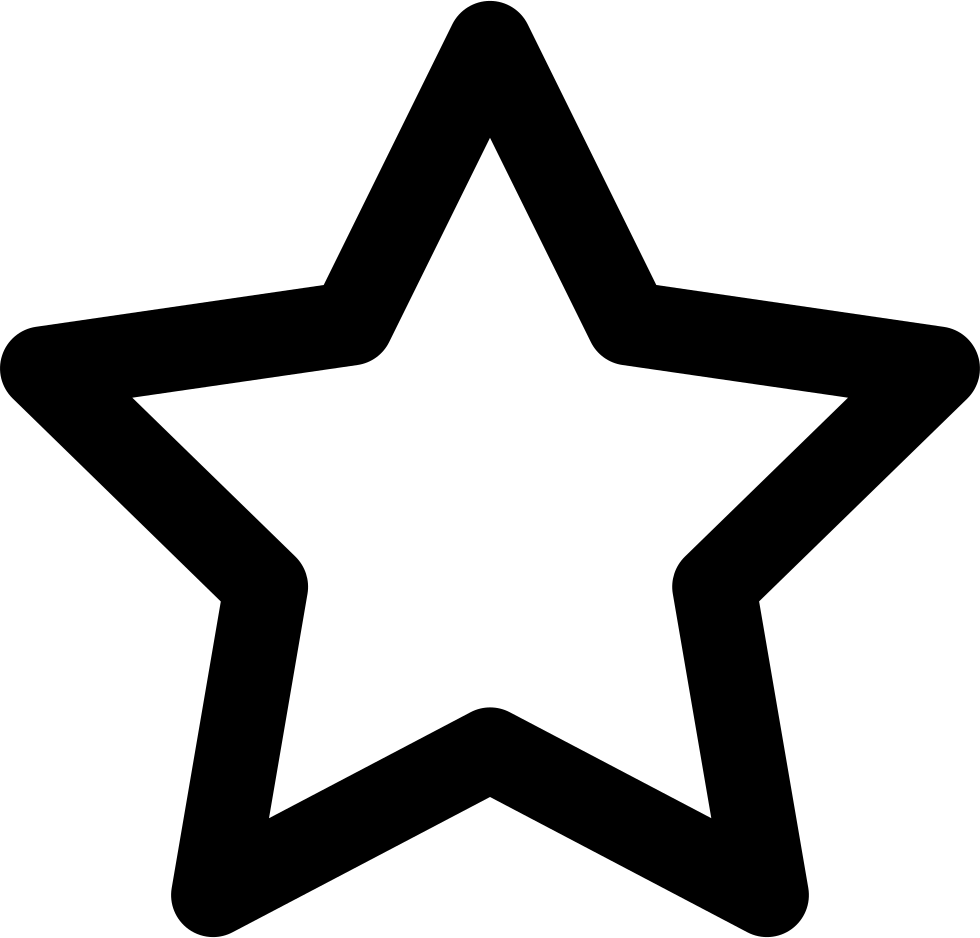 Png File Svg - Font Awesome Star O (980x938), Png Download