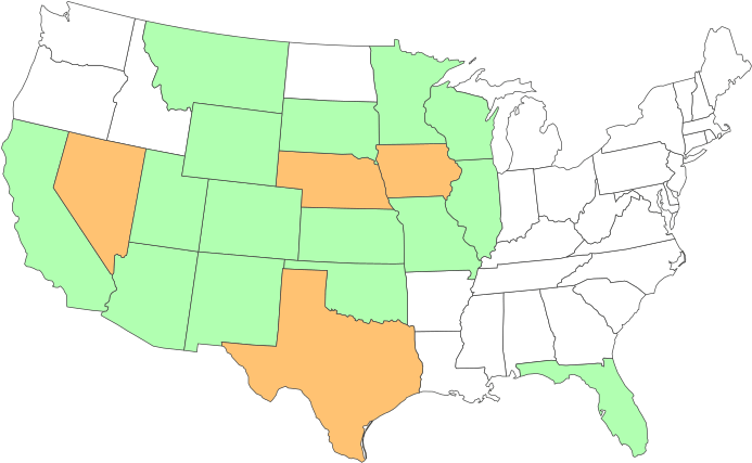 Map - Usa Blank Map Black (700x439), Png Download
