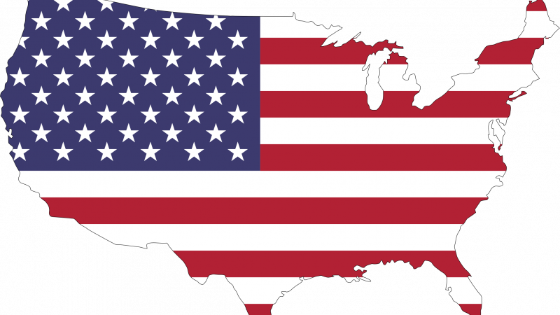 Midterm Election - United States Country Flag (800x450), Png Download