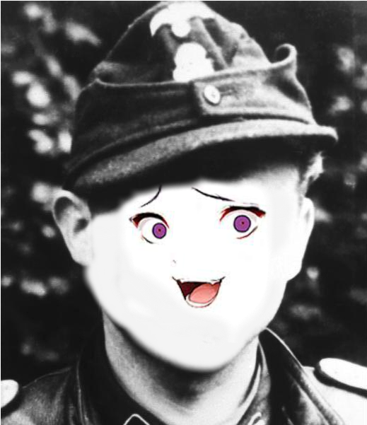 Yuri Is A Fucking Nazi - Doki Doki Literature Club Nazi (800x600), Png Download