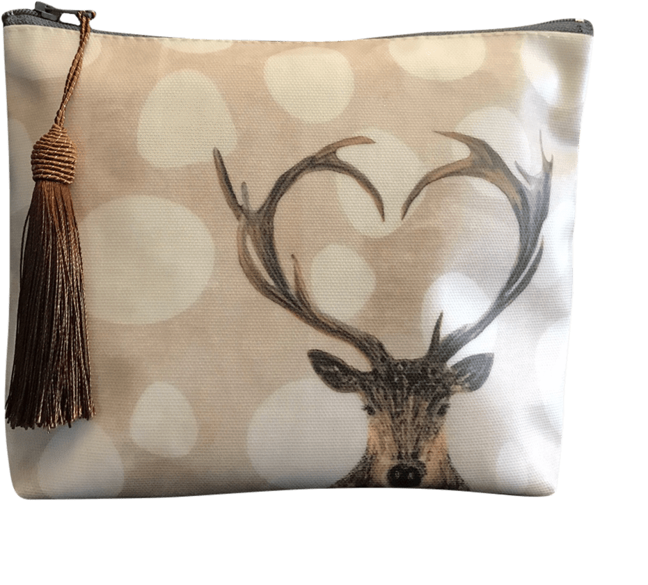 Stag Wash Bag - Elk (1000x1000), Png Download
