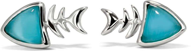 Bermuda Bonefish Fish Earrings - Sneakers (1280x1280), Png Download
