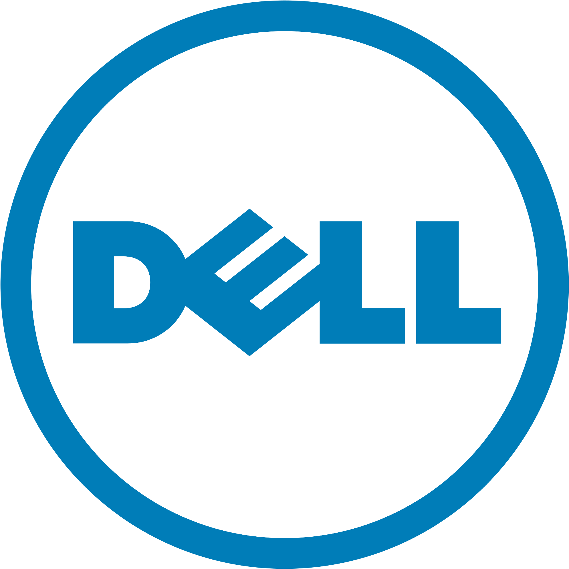 We Work With The Best, To Provide The Best - Blue Logo Png (2000x2000), Png Download