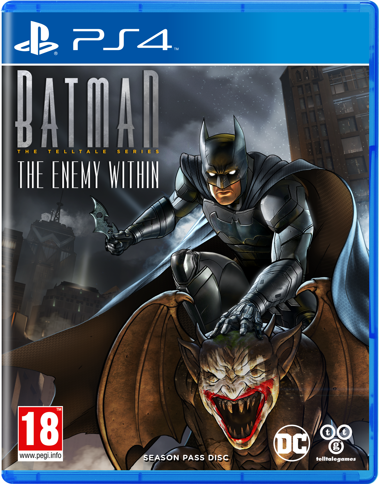 Batman The Telltale Series Ps4 (1800x2187), Png Download