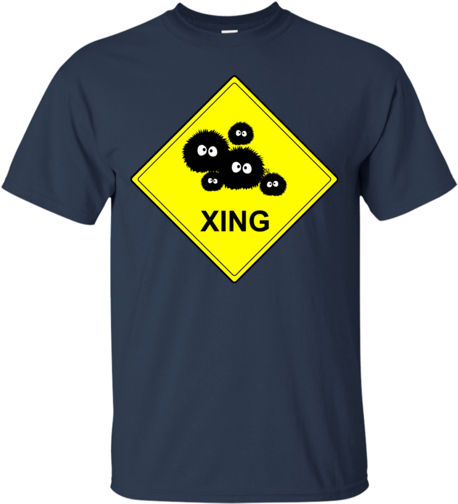 Soot Sprite Crossing Crossing T Shirt & Hoodie - T-shirt (1024x1024), Png Download