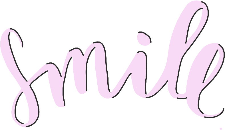 Smile 🌸 - Calligraphy (1024x1024), Png Download