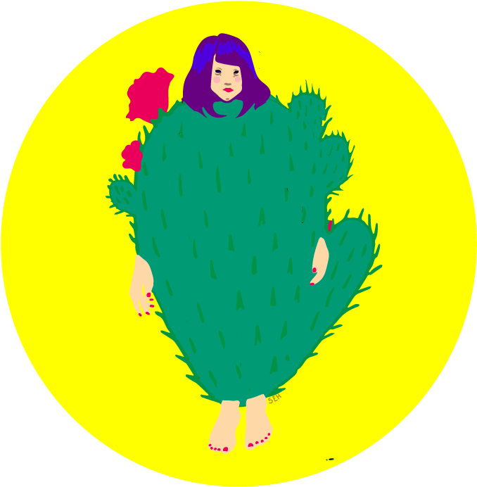 Prickly Pear - Illustration (960x760), Png Download