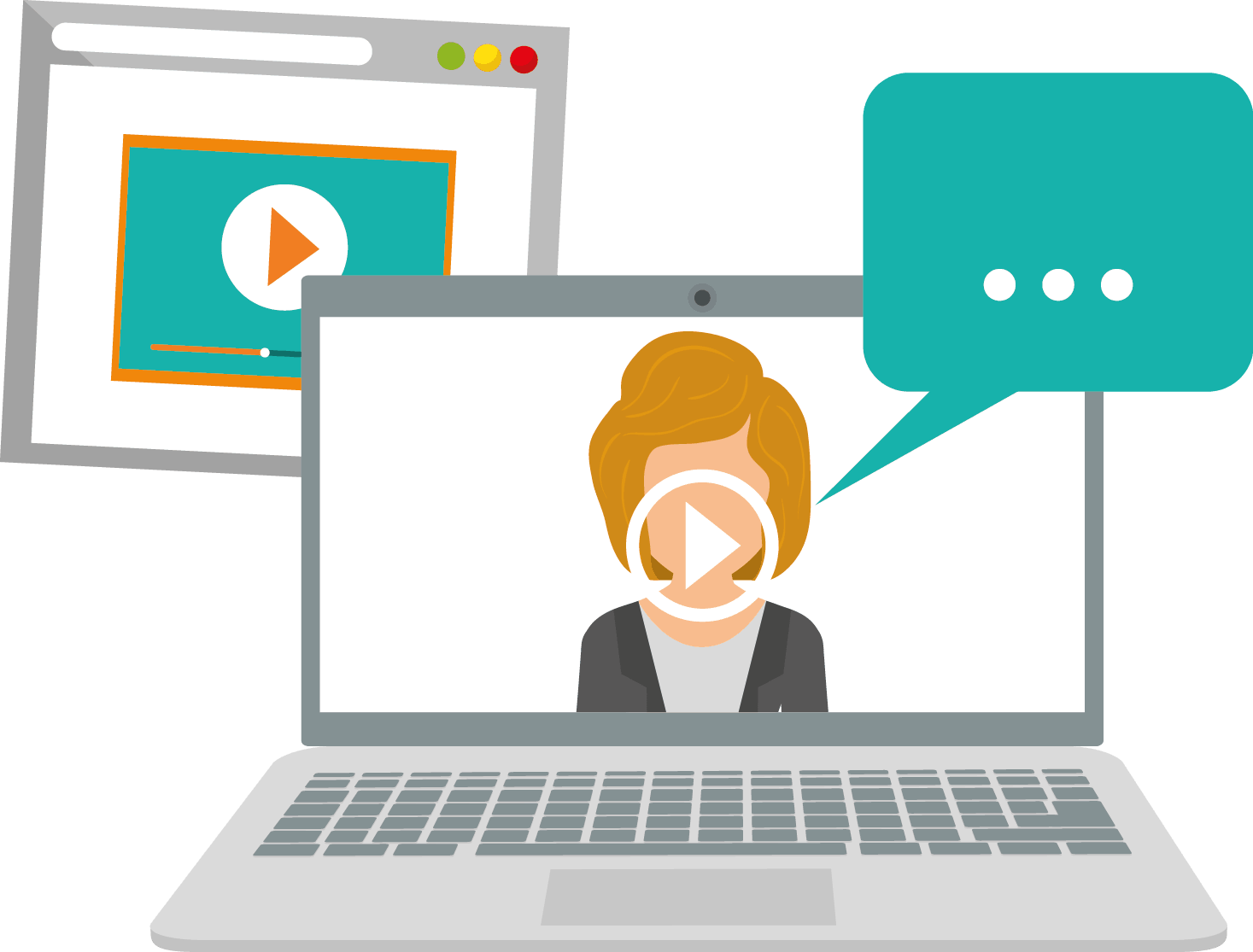 Today's Workforce Crisis Are Millennials The Solution - Webinar Illustration Png (1467x1115), Png Download