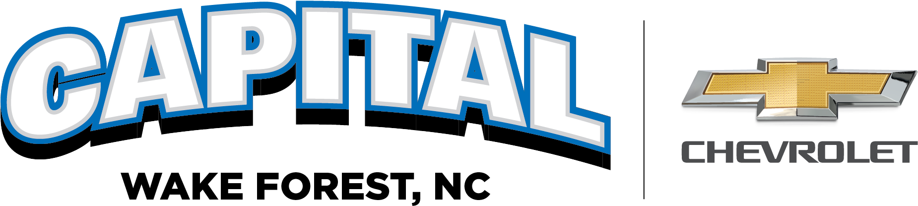 Capital Chevrolet Inc - Chevrolet (2083x485), Png Download