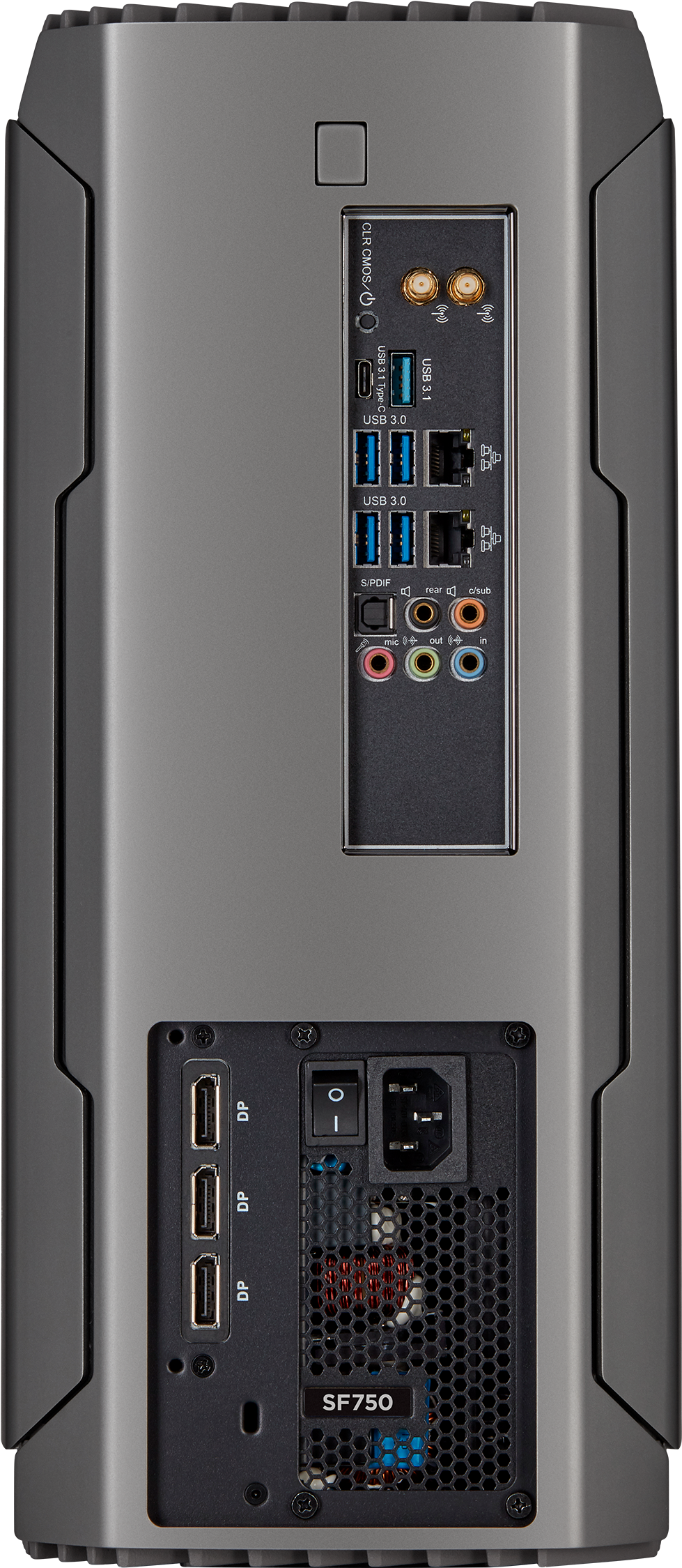Grid View - Corsair One Pro I180 (1343x2400), Png Download