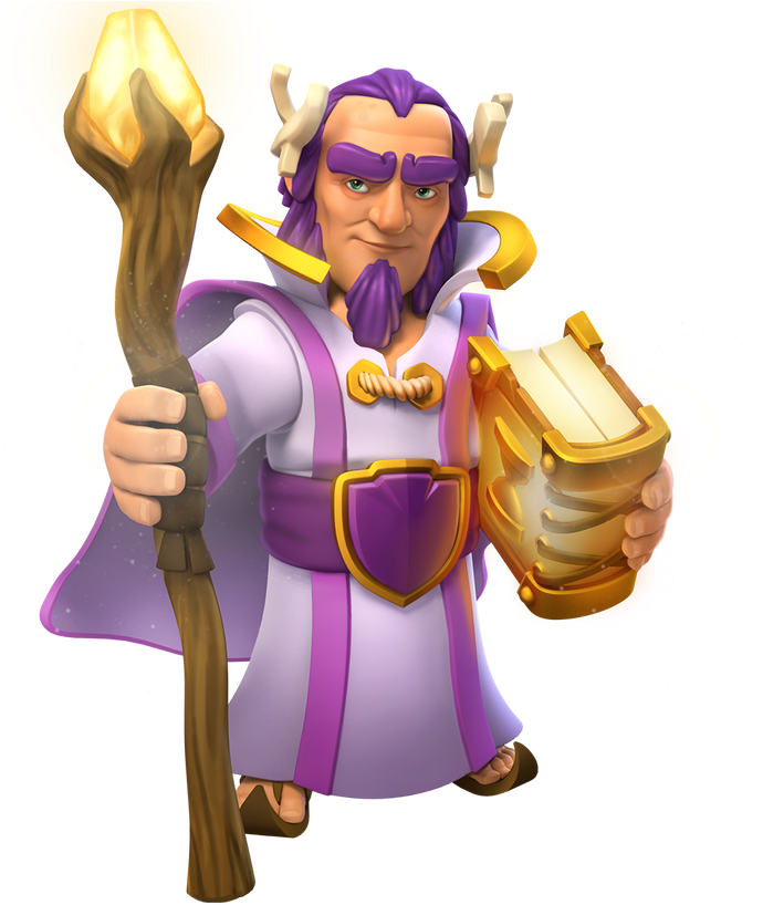 Https - //image - Playerauctions - Com/uplesi/warden - Clash Of Clans Helden (689x847), Png Download
