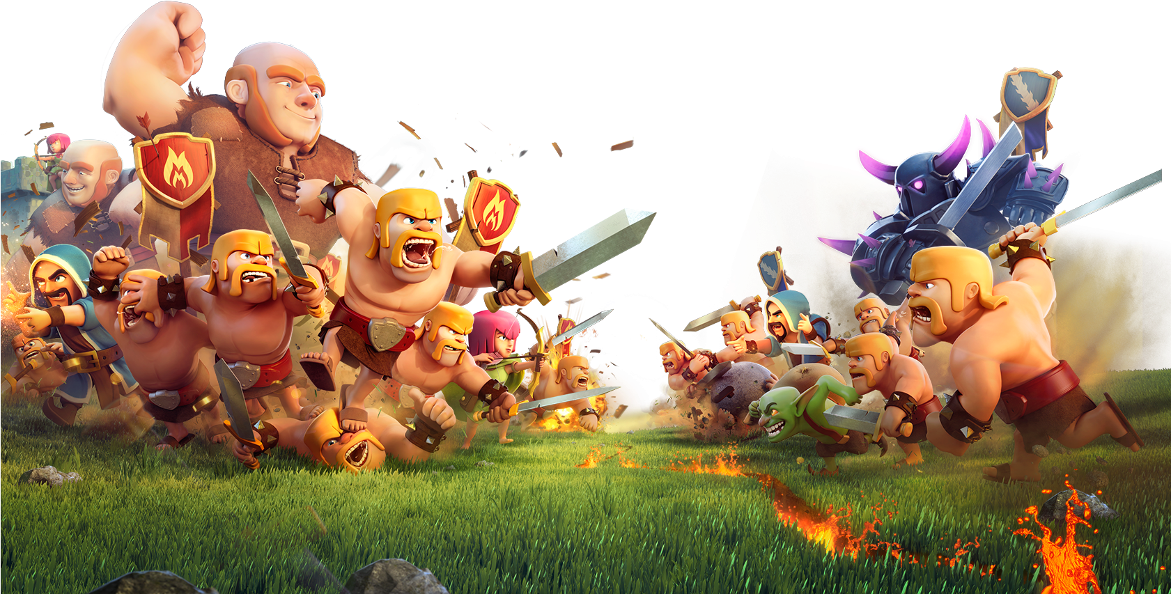 Coc Supercell Download - Middle Ages Mobile Games (1680x1111), Png Download