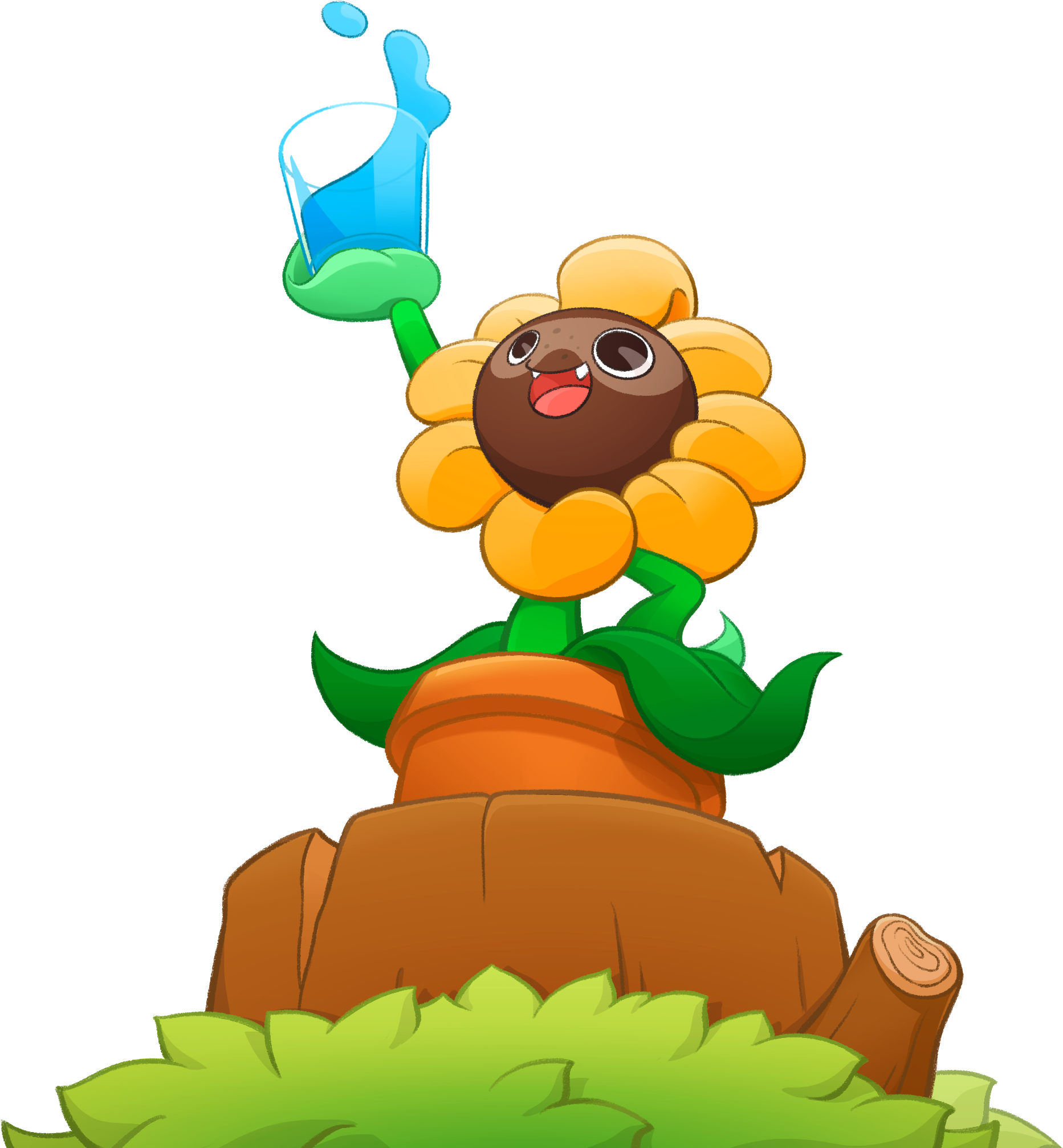 Plant Nanny 2 Sundlowrr (1865x2013), Png Download