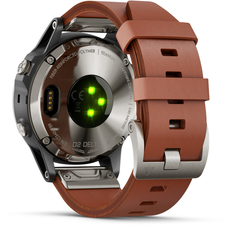 D2™ Delta Aviator Watch With Brown Leather Band (1000x1000), Png Download