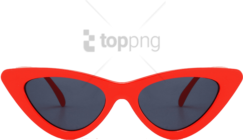Free Png Vintage Sunglasses Png Image With Transparent - Retro Sunglasses Png (850x672), Png Download