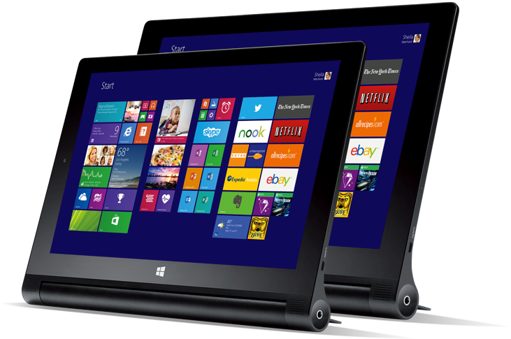 Yoga Tablet 2 With Windows 2016 12 21 - Laptop Lenovo Flex 10 (809x543), Png Download