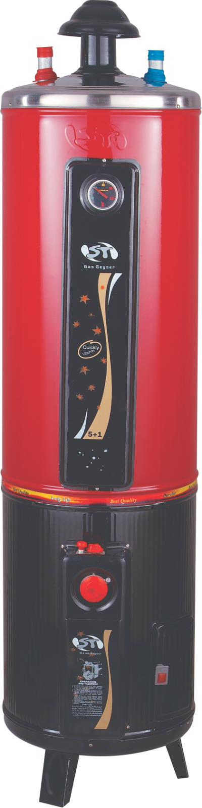 Gas Geyser Png Hd - Geyser Png (400x1601), Png Download