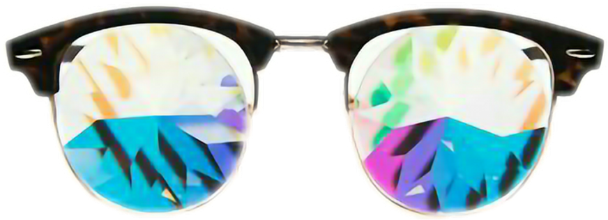#glasses #glass #crystal #summer #winter #autumn #sunglasses - Electric Blue (1024x493), Png Download