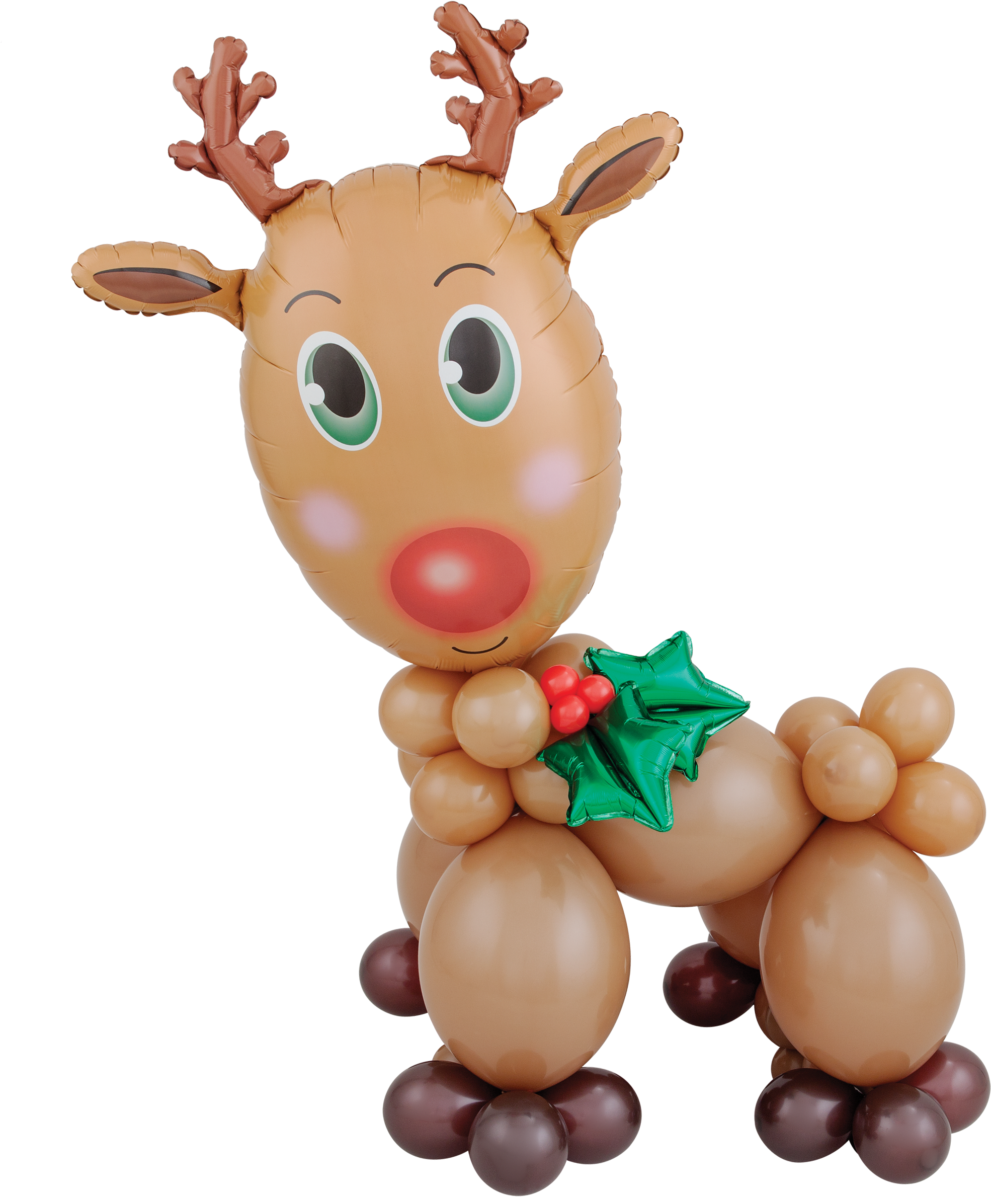 Reindeer Balloon Character - Deer Balloon (3200x2400), Png Download