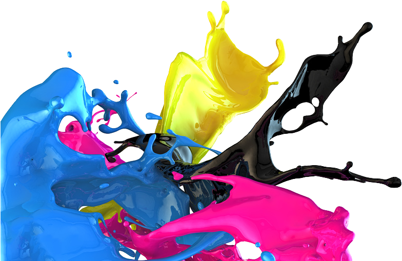 Color Splash Cmyk (811x592), Png Download