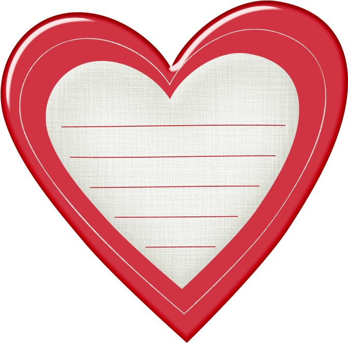 Фото, Автор Arana На Яндекс - Heart Shaped Notes (707x697), Png Download