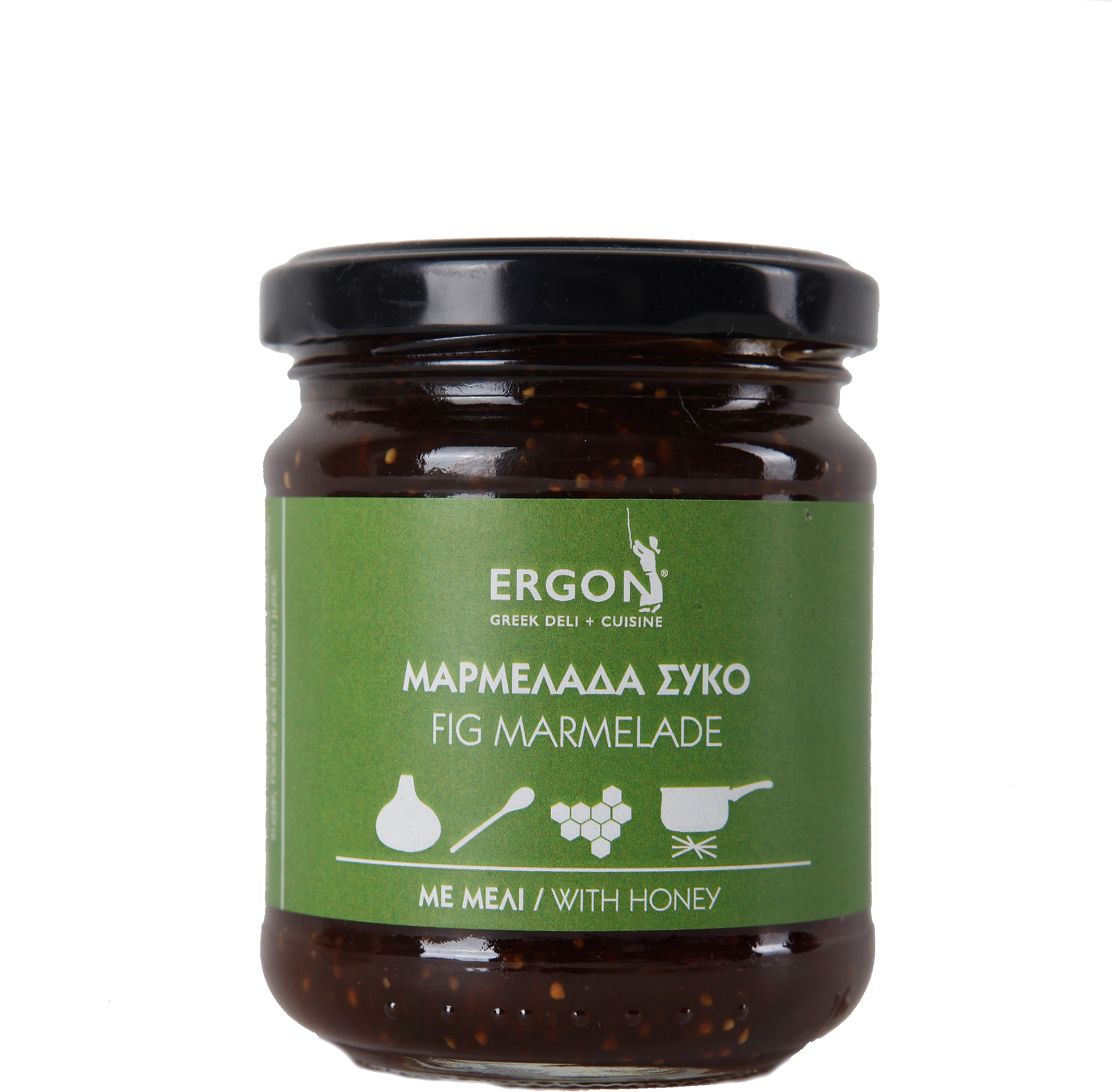 Fig Marmalade With Honey 270gr - Marmalade Strawberry (2160x2349), Png Download