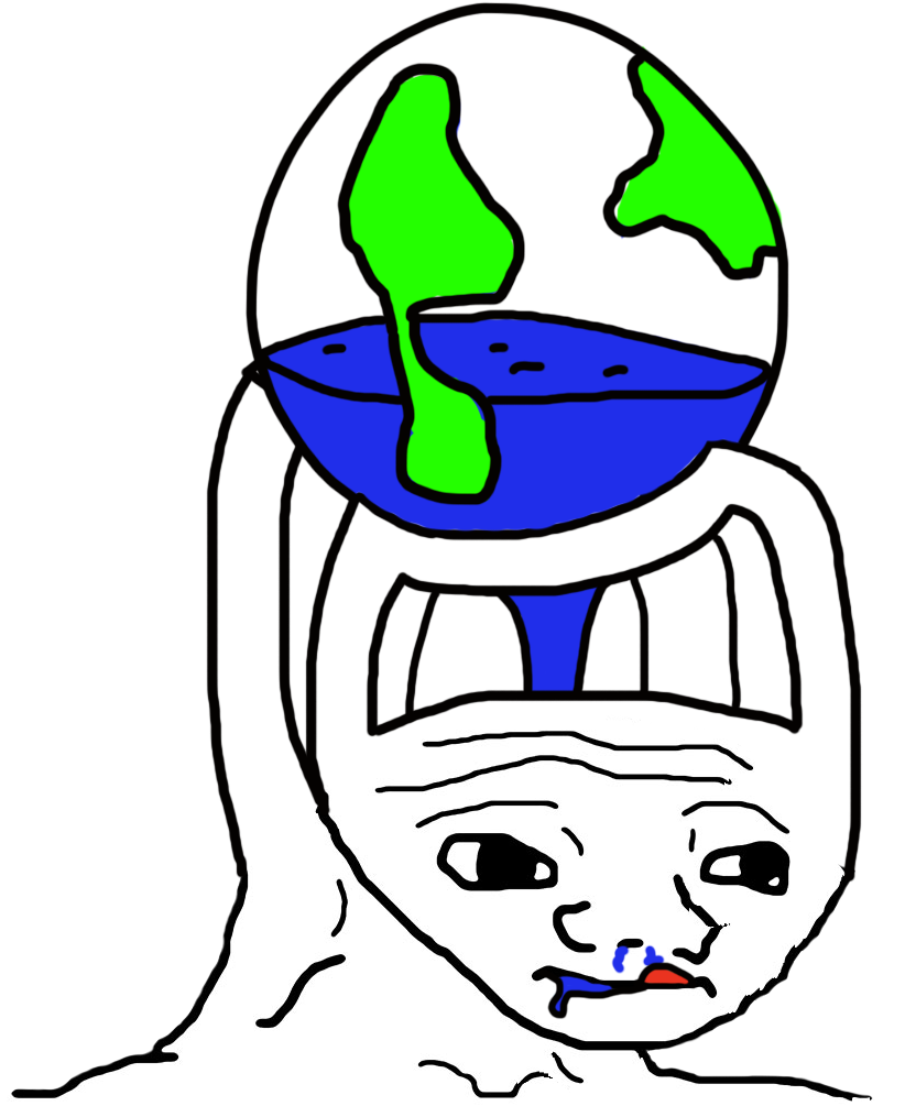 Thirsty Wojak (821x1024), Png Download