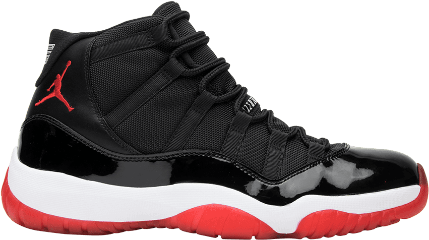 Jordan 11 Retro Bred (1000x1000), Png Download