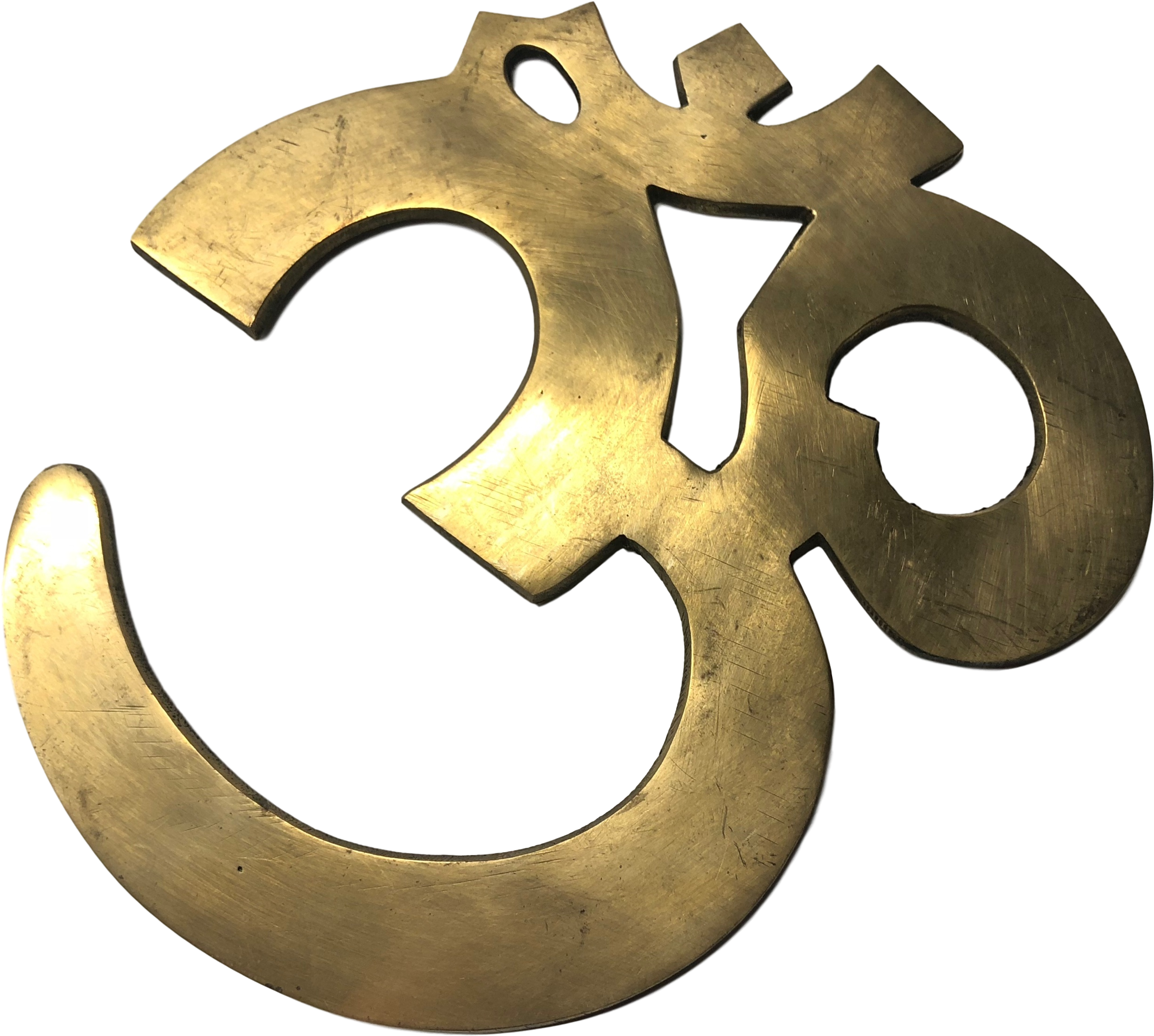 7″ Brass Om - Crescent (2670x2508), Png Download