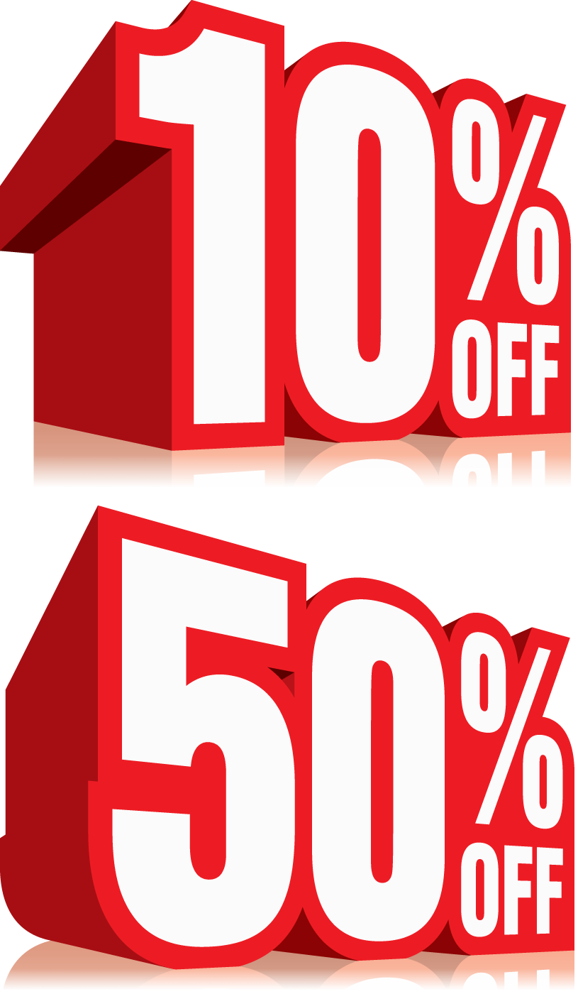 Book With Us Now And Receive Up To 10% Off For Your - Save 50 Percent Off (815x1400), Png Download
