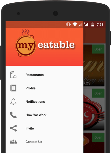 Myeatable In Your Mobile - Smartphone (495x680), Png Download