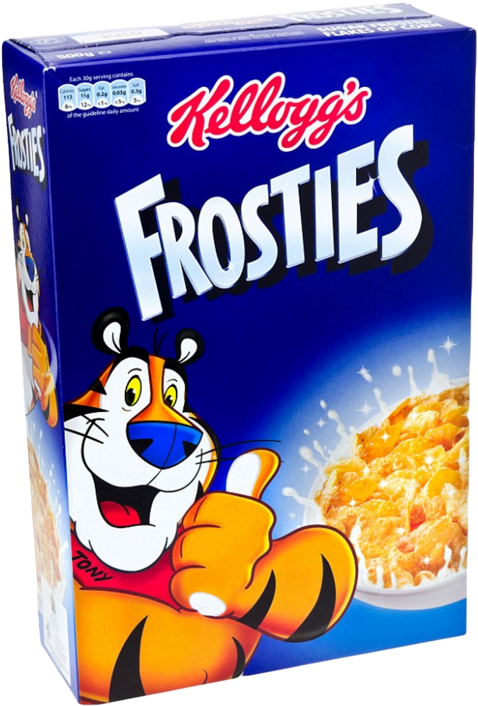Kellogg's Frosties Cereal 375 G - Kellogg Frosties (1500x1500), Png Download