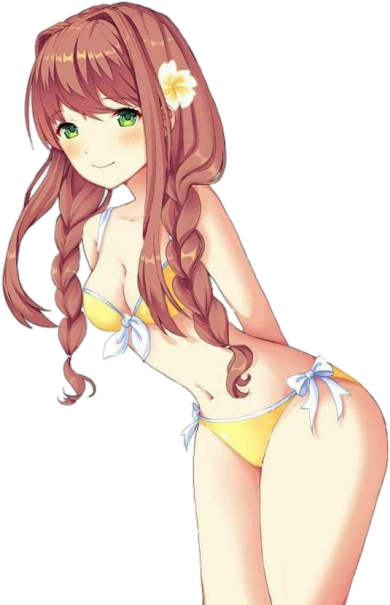 #ddlc #doki Doki Literature Club #yuri #monika #sayori - Doki Doki Literature Club Mods (700x700), Png Download