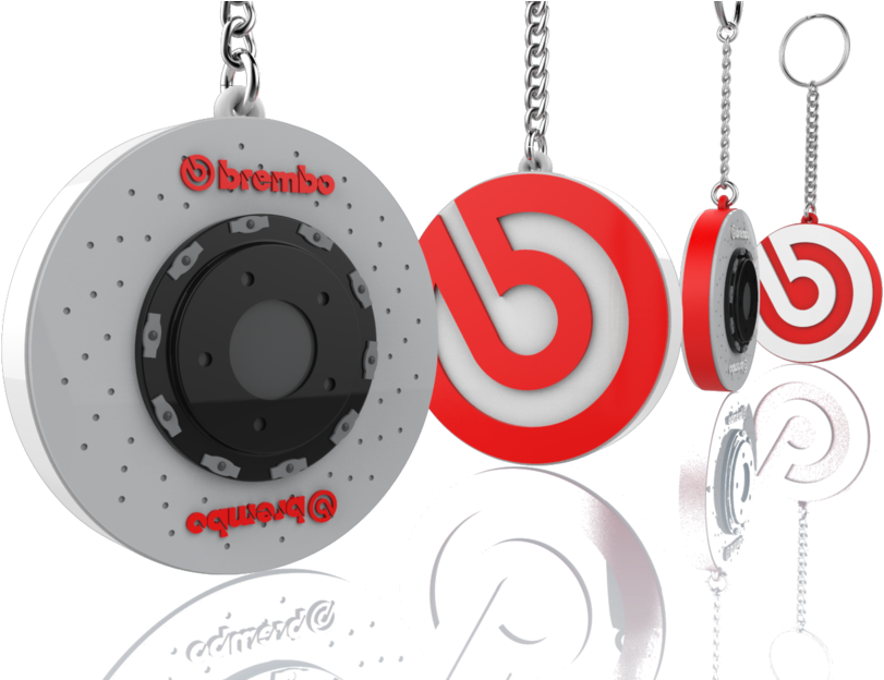 Brembo Disc Brake Keychain - Locket (1000x623), Png Download