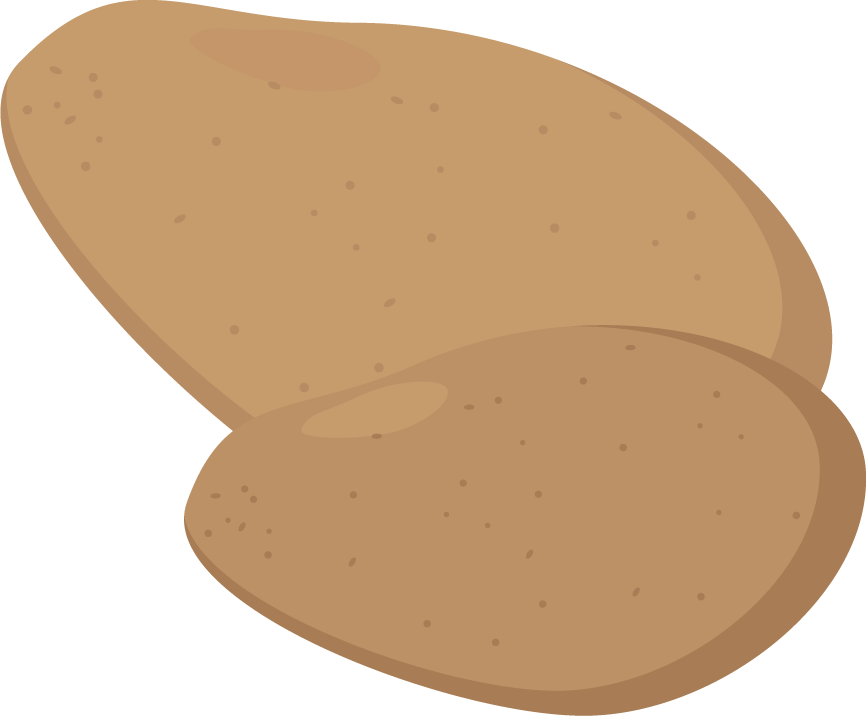Potato Clipart Png Image - Transparent Potato Clipart (866x716), Png Download