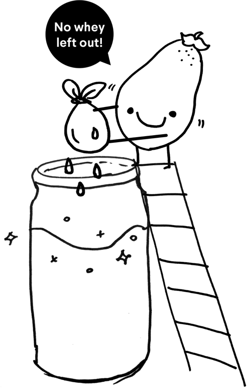 Every Drop Of Yogurt Whey Is Full Of Calcium, Probiotics - Cartoon (492x772), Png Download