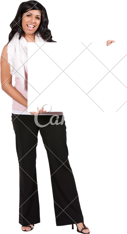 Business Clothes For Women - Standing (435x800), Png Download