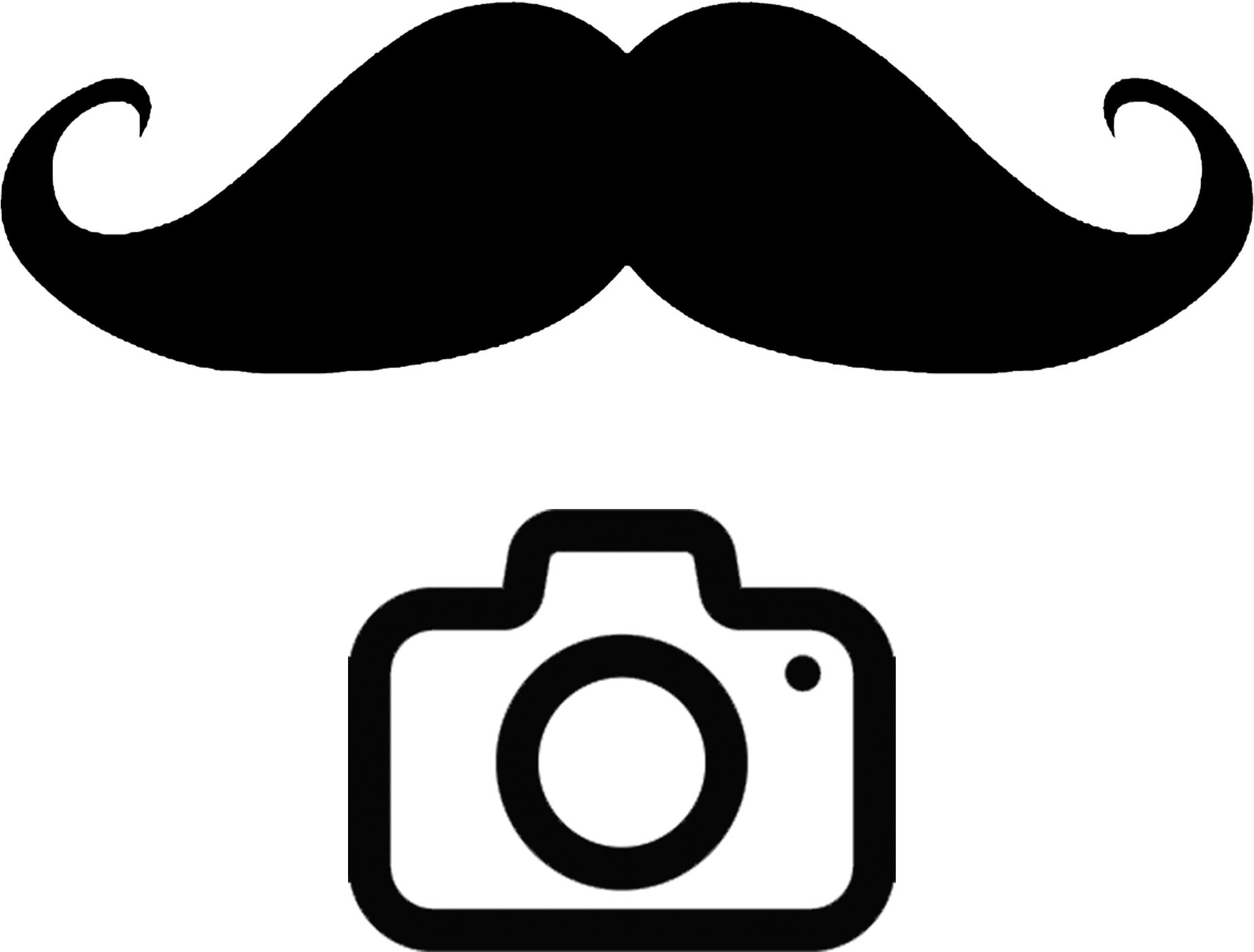 Black Mustache - Camera Icon Png Transparent (2000x2000), Png Download
