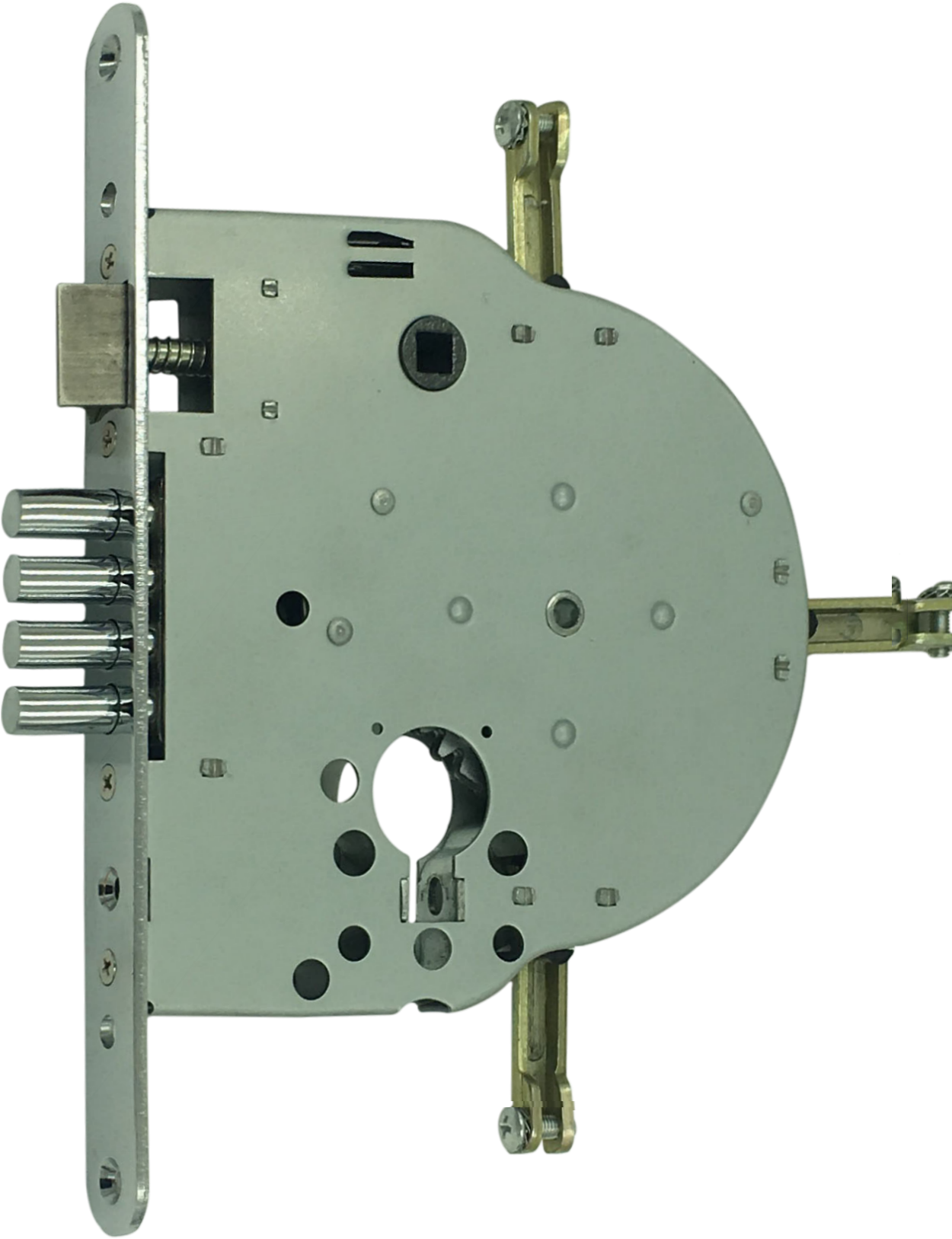 Cerradura Con Cierre En 4 Direcciones Para Puerta De - Lock And Key (1320x1700), Png Download