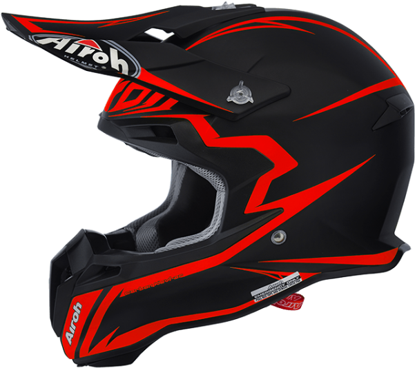 Airoh Terminator 2.1 Red Matte (600x600), Png Download