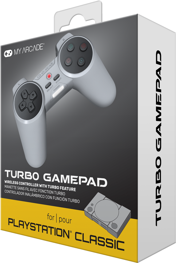 The Turbo Gamepad Is A Wireless Solution For The Playstation - Joystick (1000x1000), Png Download