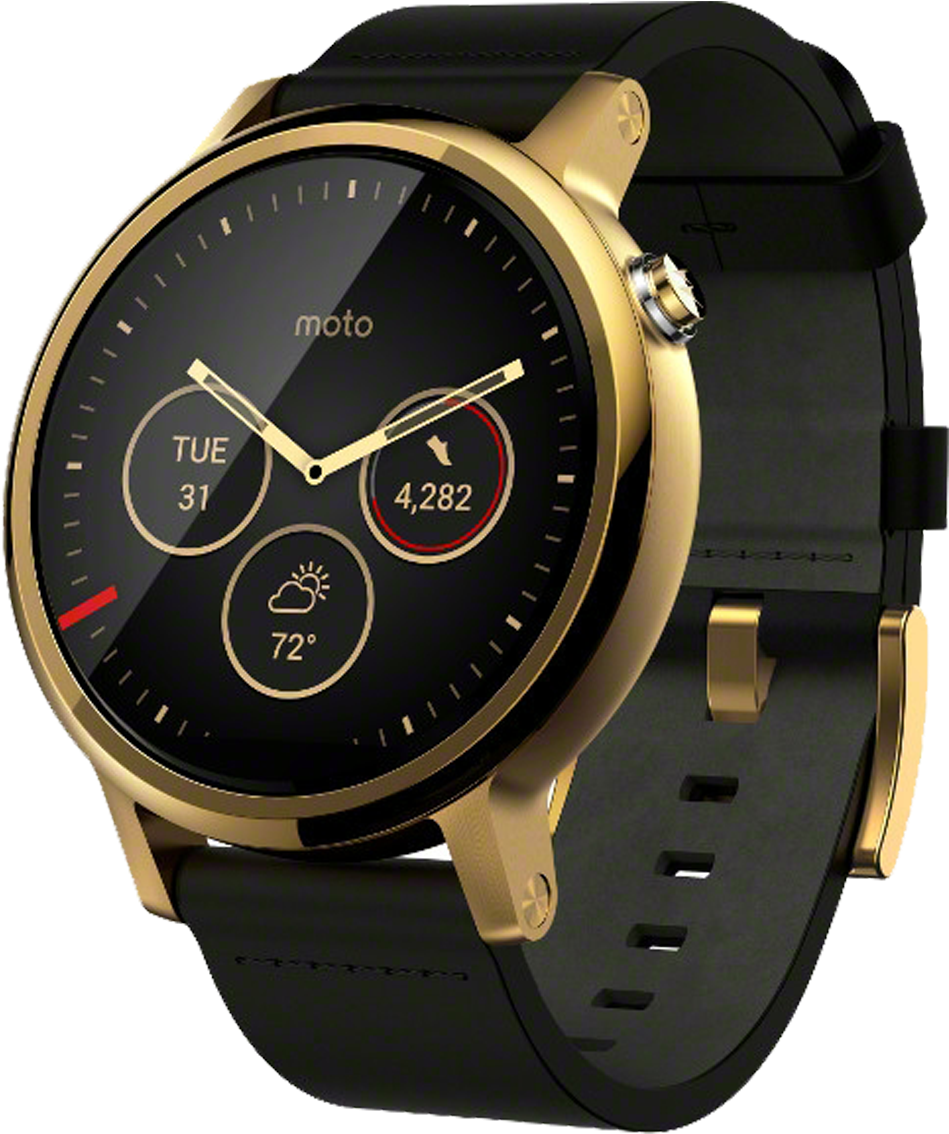 Moto 360 - Moto Smartwatch 2nd Gen (1600x1598), Png Download