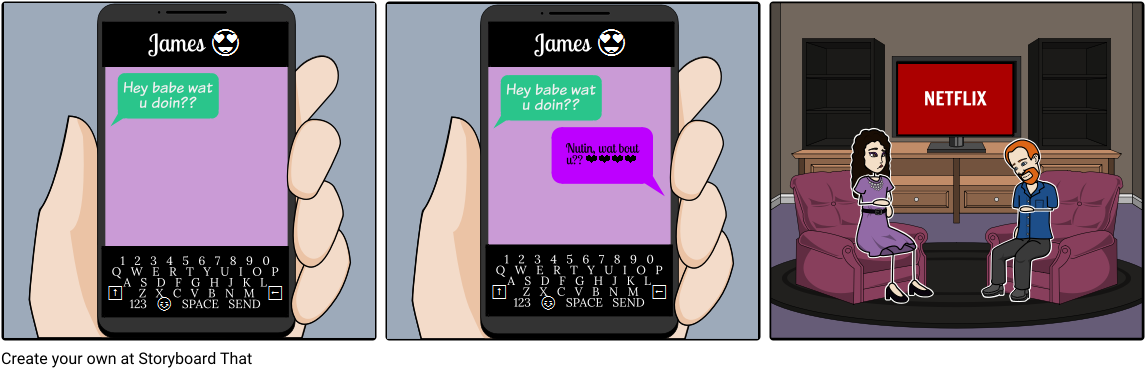 Texting Time - Smartphone (1164x385), Png Download