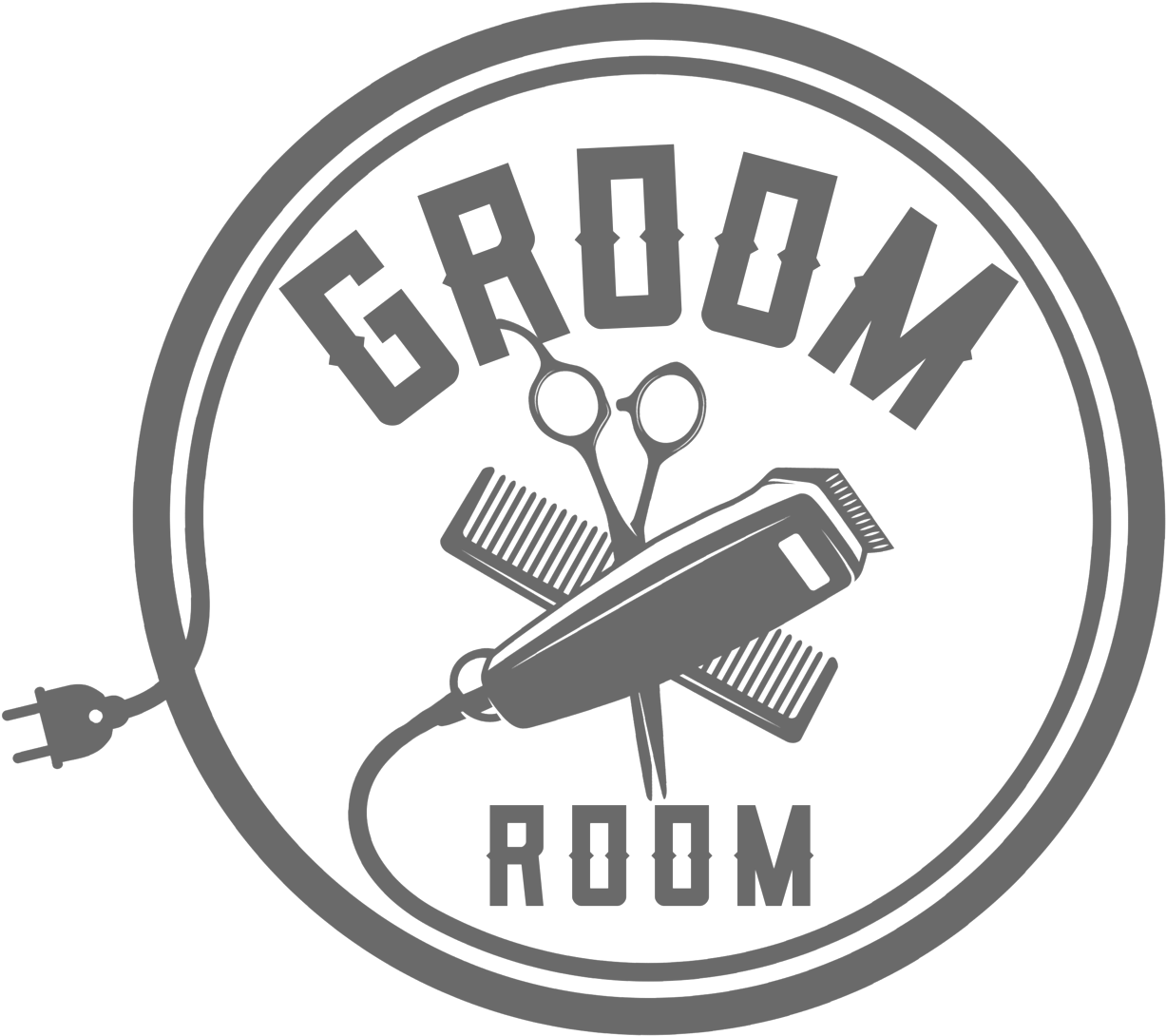 Groom Room Barbershop (1500x1500), Png Download