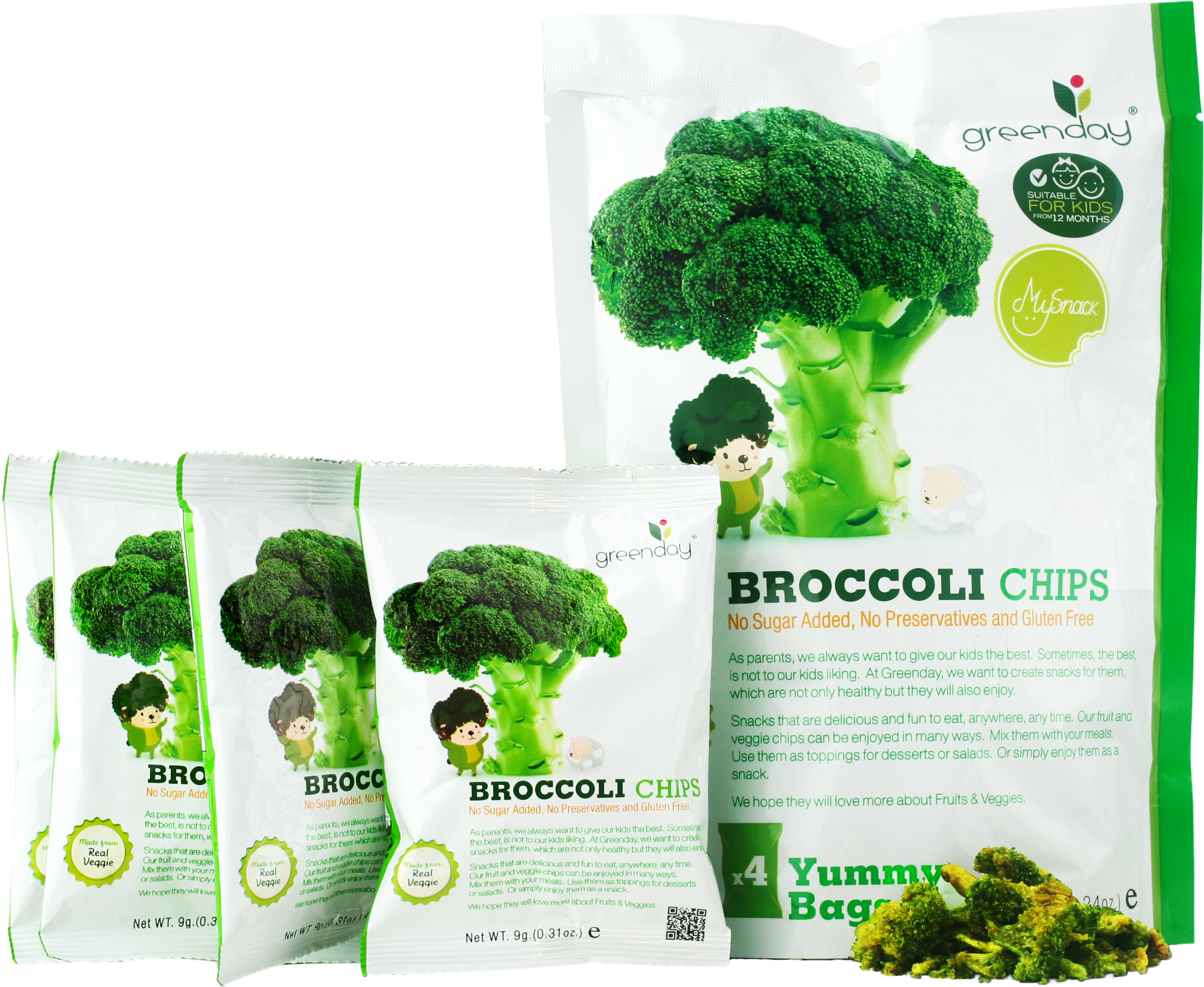 Brocoli 4x Pack - Broccoli (2801x2181), Png Download