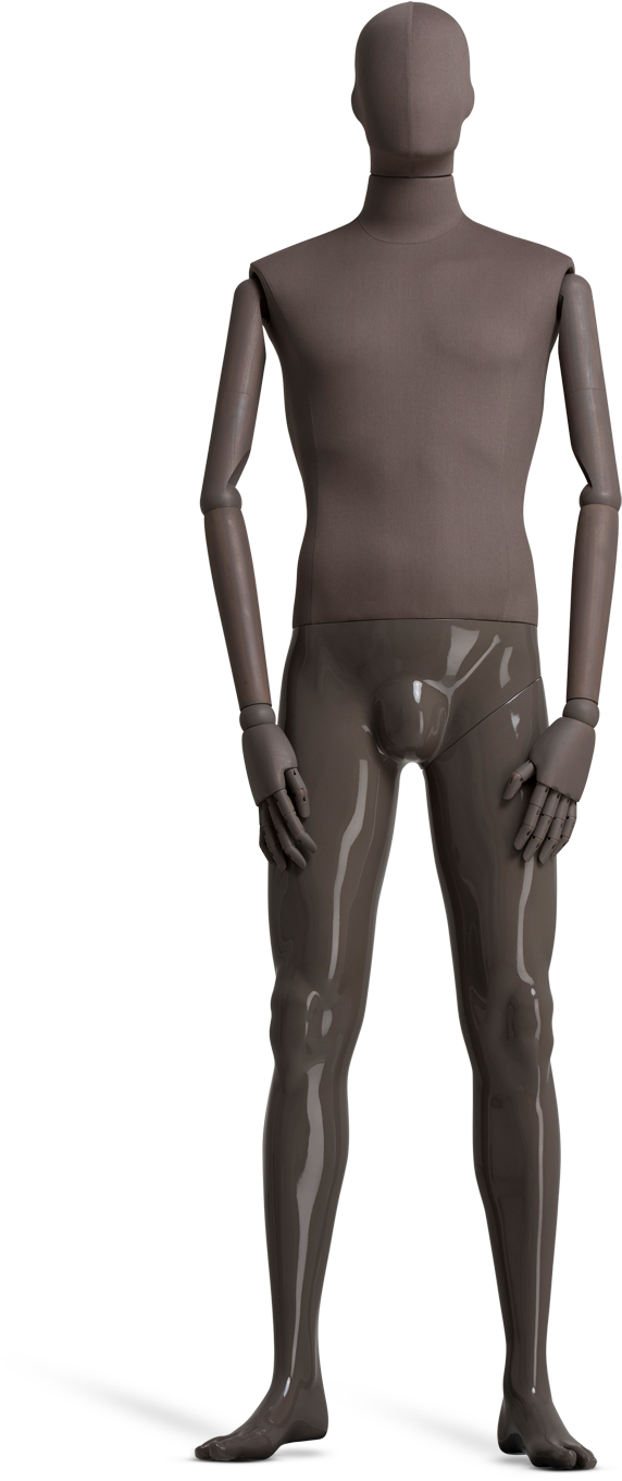 Mannequins Abstract Collection Fabric With Articulated - Standing (1500x1500), Png Download