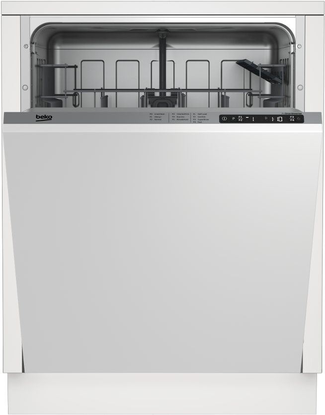 Beko 24" Top Control Dishwasher - Din15211 (700x990), Png Download