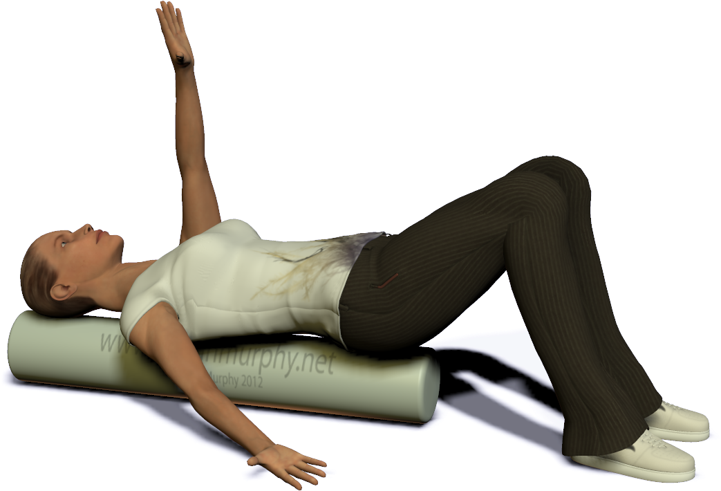 Raise One Arm And Hold Strongly At 90° (1147x792), Png Download